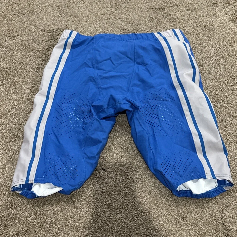 2023 Detroit Lions NFL Game Issued Worn Blue Pants Nike DRI-FIT Size 40 Short